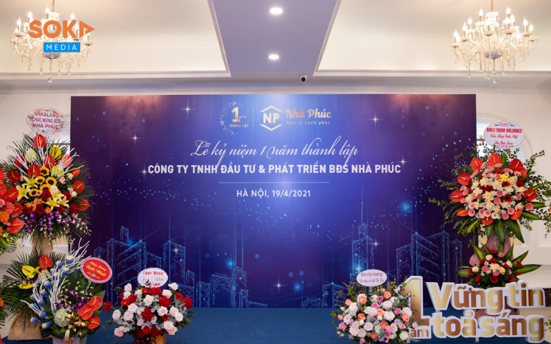 Cập nhật kích thước backdrop sự kiện ngoài trời mới nhất 2023