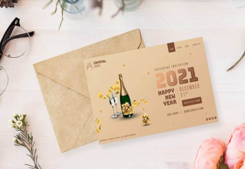Top mẫu thiệp mời Year End Party ấn tượng, chuyên nghiệp hàng đầu