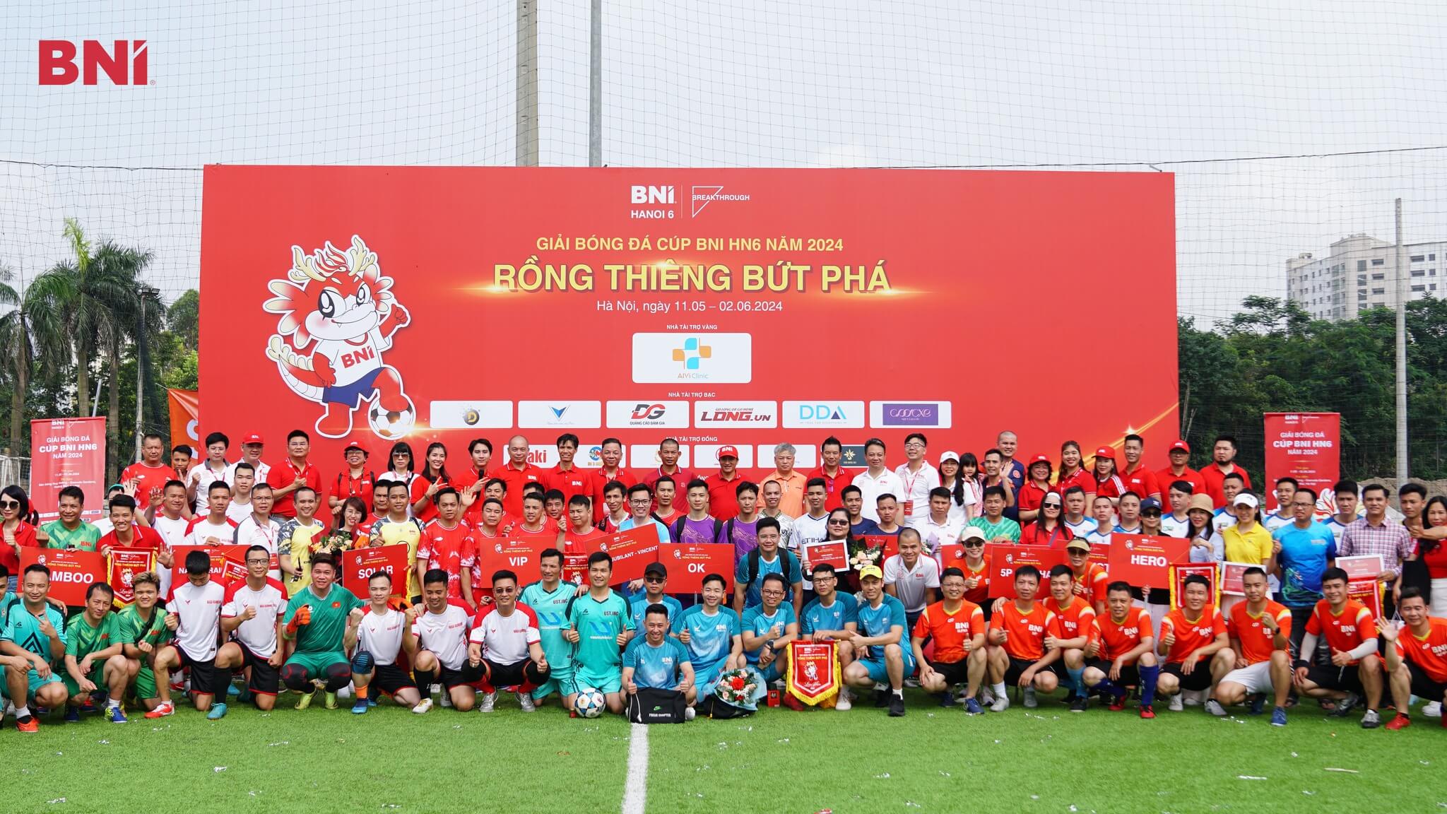 Khai mạc giải bóng đá cúp BNI HN6 năm 2024