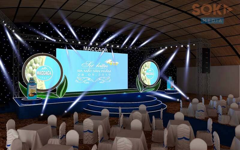 thiết kế 3d trong sự kiện